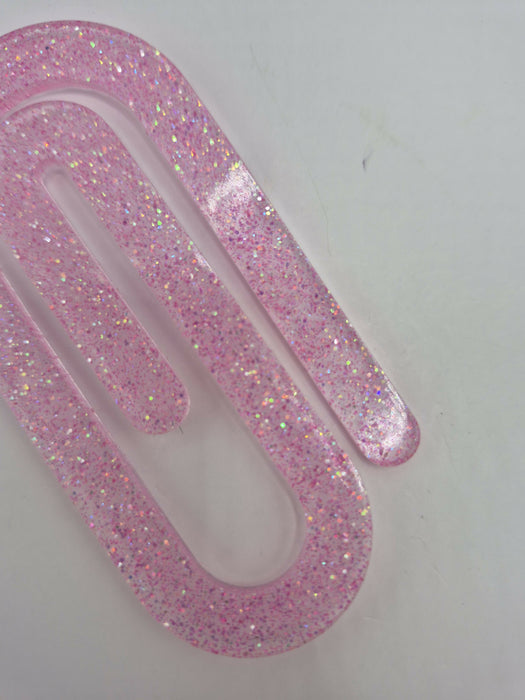 Pink Paperclip Bookmark