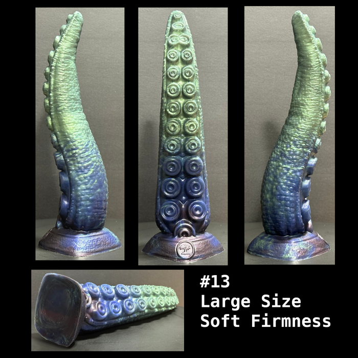 NSFW * Takuma - The Nanaimoteuthis Tentacle Dildo (Pre-Mades - Large Size) * Body-Safe Platinum Cure Silicone