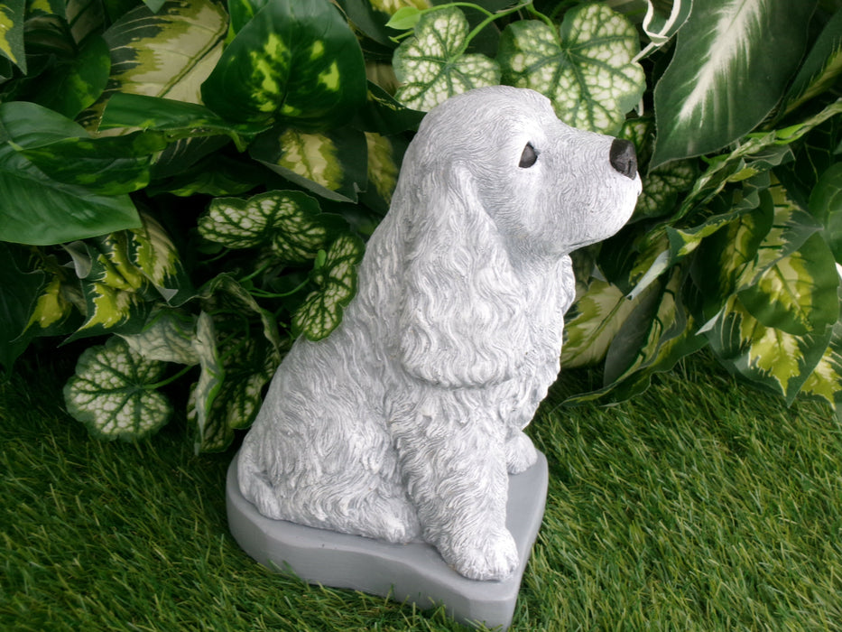 Cocker Spaniel Concrete Statue 5x6x9" High
