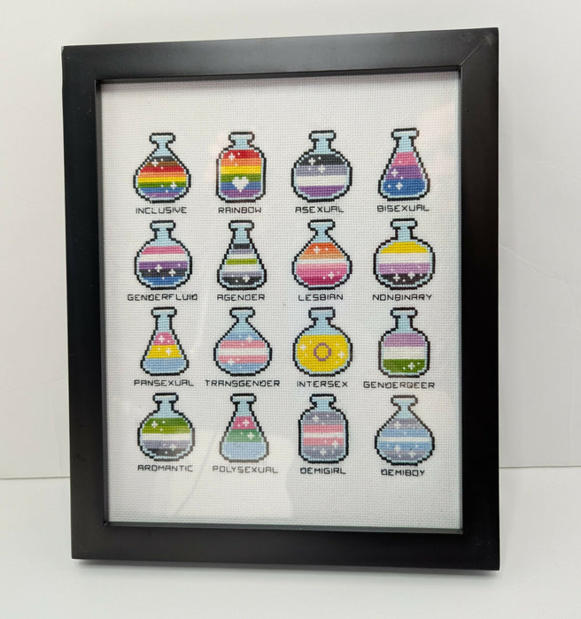 Pride Potions Cross Stitch