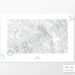 Mountain art print of Vail Ski Resort, Colorado with a topographic map. Black contour lines on a white background.