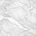 Close-up of contour lines that represent topography on the map poster of Verbier in the Swiss Alps.
