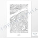 Vertical orientation Verbier, Swiss Alps, Switzerland poster with topographic map design.