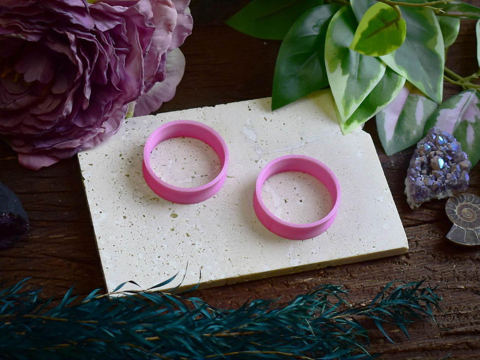 Ear Tunnels 10-100mm Satin Pink | Pair | Ultra Light Thin-wall Ear Plugs | Gauge Earrings | Gauged Plugs