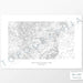 Horizontal Wind Cave National Park poster with topography.