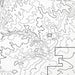 Close up of Wind Cave National Park decorative map.