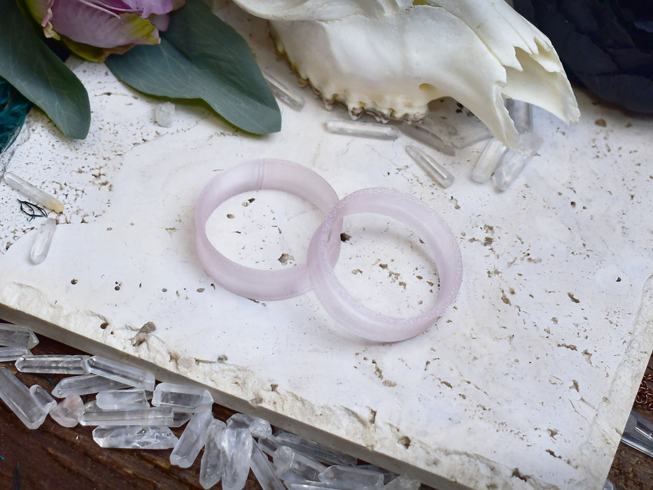 Ear Tunnels 10-100mm Transluent Pink | Pair |Ultra Light Thin-wall Ear Plugs | Gauge Earrings | Gauged Plugs