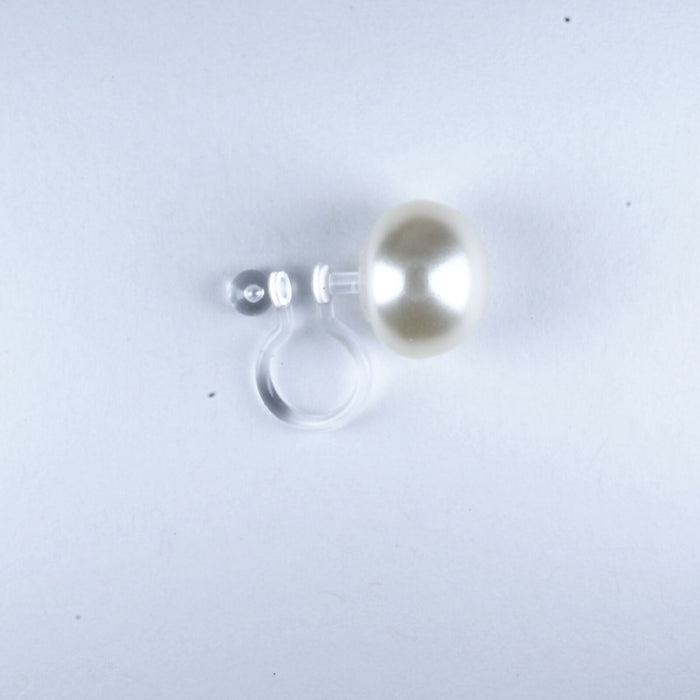 Fresh Water Pearl Earrings in 2 colors and 3 sizes or as a 6 pack. Magnetic, Hypoallergenic Surgical Steel Stud or Clip-on