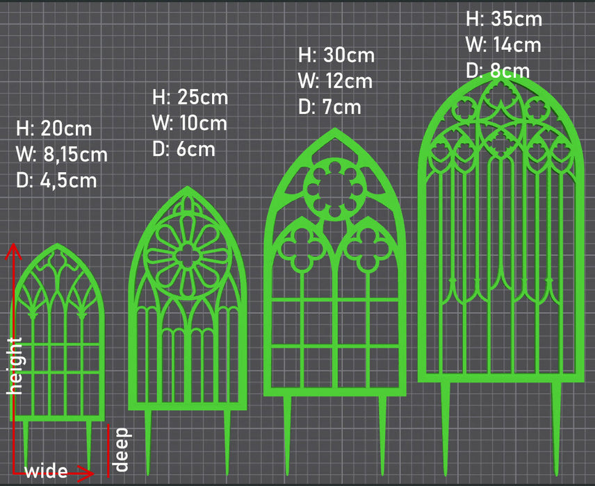 trellis size