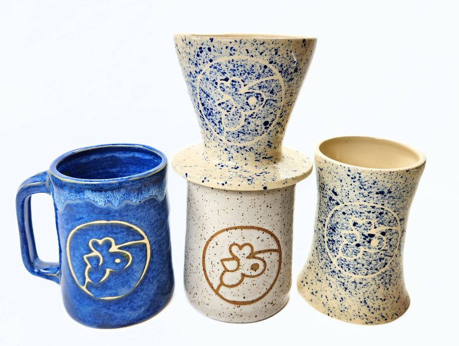 pottery mug, cup, small dish - Artisans Coop Fundraiser