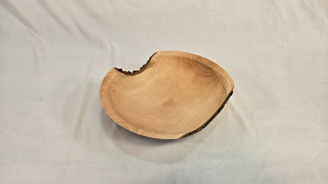 Natural Edge Bradford Pear Bowl 8-1/2" Hand Turned