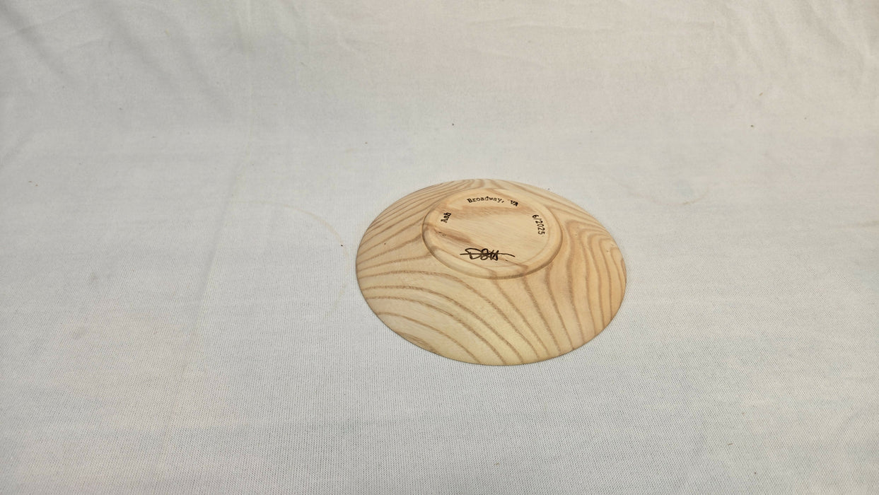 Ash Bowl 7-1/4" Hand Turned