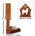 AKITA Personalized Dog Memorial | Doghouse LED Tealight - DogPound Creations