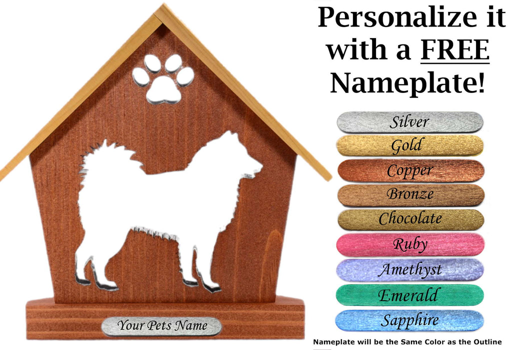 ALASKAN MALAMUTE Personalized Dog Memorial Gift | Doghouse LED Tealight - DogPound Creations