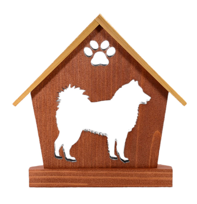 ALASKAN MALAMUTE Personalized Dog Memorial Gift | Doghouse LED Tealight - DogPound Creations