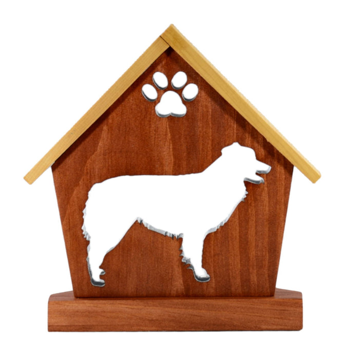 AUSTRALIAN SHEPHERD Personalized Dog Memorial Gift | Doghouse LED Tealight - DogPound Creations