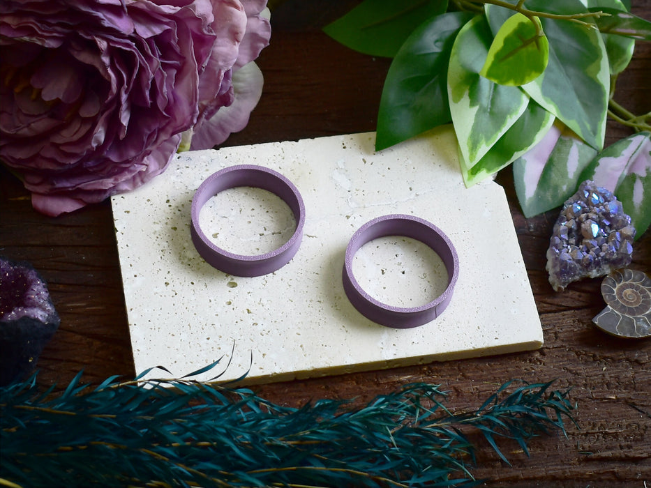Ear Tunnels 10-100mm Lavender | Pair | Ultra Light Thin-wall Ear Plugs | Gauge Earrings | Gauged Plugs