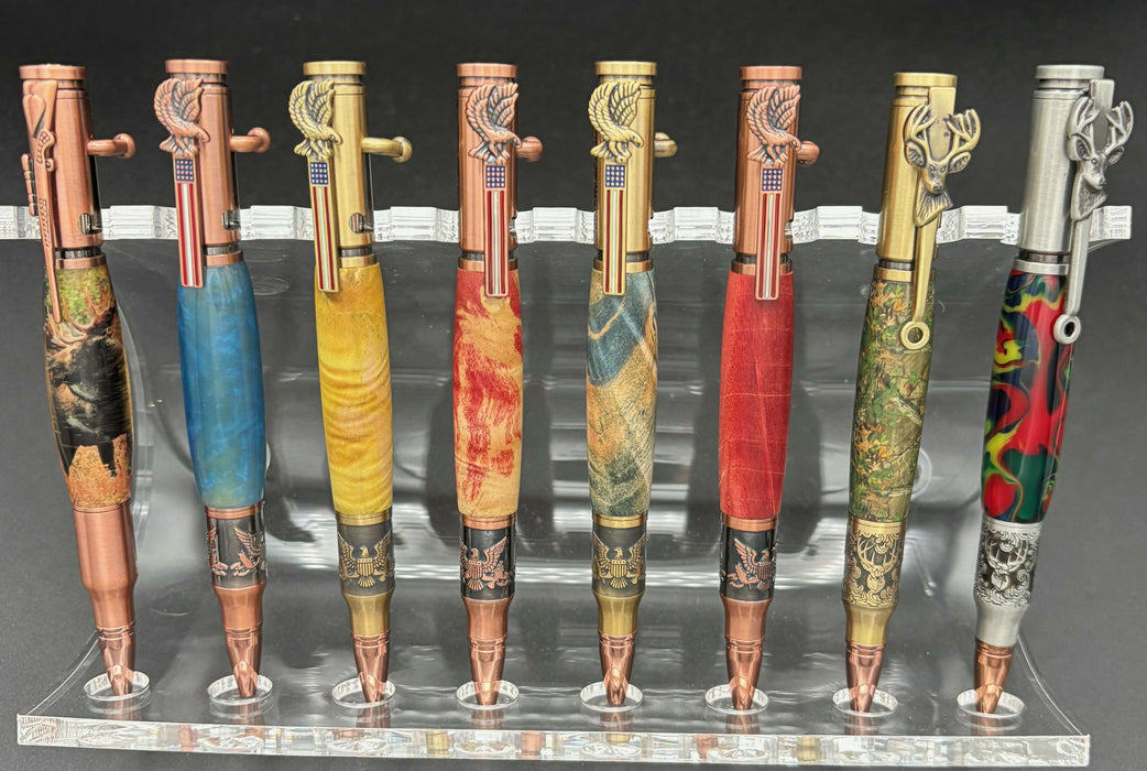 Bolt Action Pens - various clips