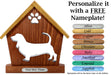 BASSET HOUND Personalized Dog Memorial Gift | Doghouse LED Tealight - DogPound Creations