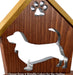 BASSET HOUND Personalized Dog Memorial Gift | Doghouse LED Tealight - DogPound Creations
