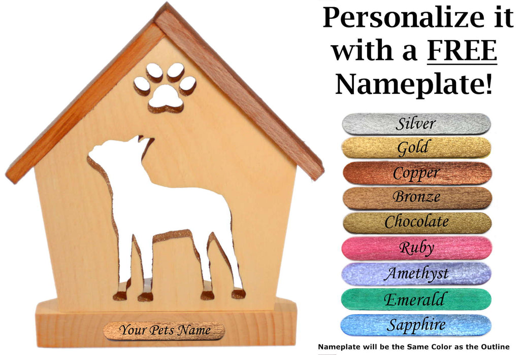 BOSTON TERRIER Personalized Dog Memorial Gift | Doghouse LED Tealight - DogPound Creations