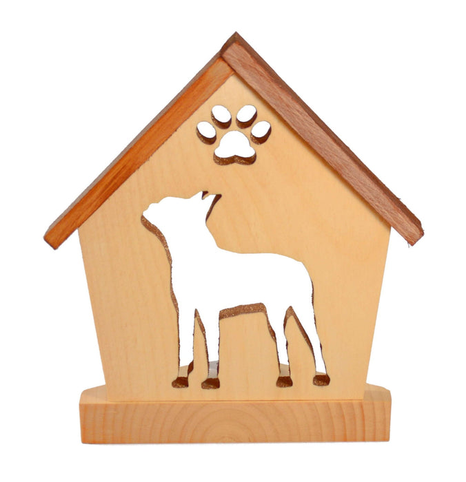 BOSTON TERRIER Personalized Dog Memorial Gift | Doghouse LED Tealight - DogPound Creations