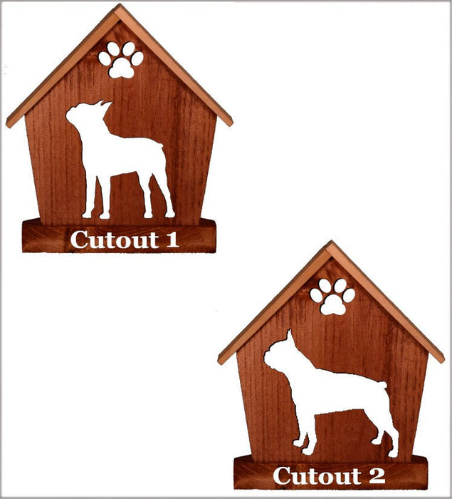BOSTON TERRIER Personalized Dog Memorial Gift | Doghouse LED Tealight - DogPound Creations