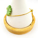 Bracelets Green & Gold Four Leaf Clover Adjustable Chain Bracelet