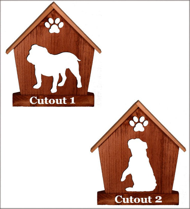 BULLDOG Personalized Dog Memorial Gift | Doghouse LED Tealight - DogPound Creations