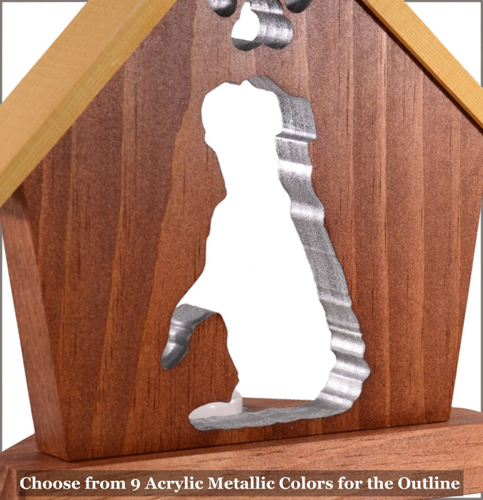 BULLDOG Personalized Dog Memorial Gift | Doghouse LED Tealight - DogPound Creations
