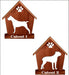 CANE CORSO Personalized Dog Memorial Gift | Doghouse LED Tealight - DogPound Creations