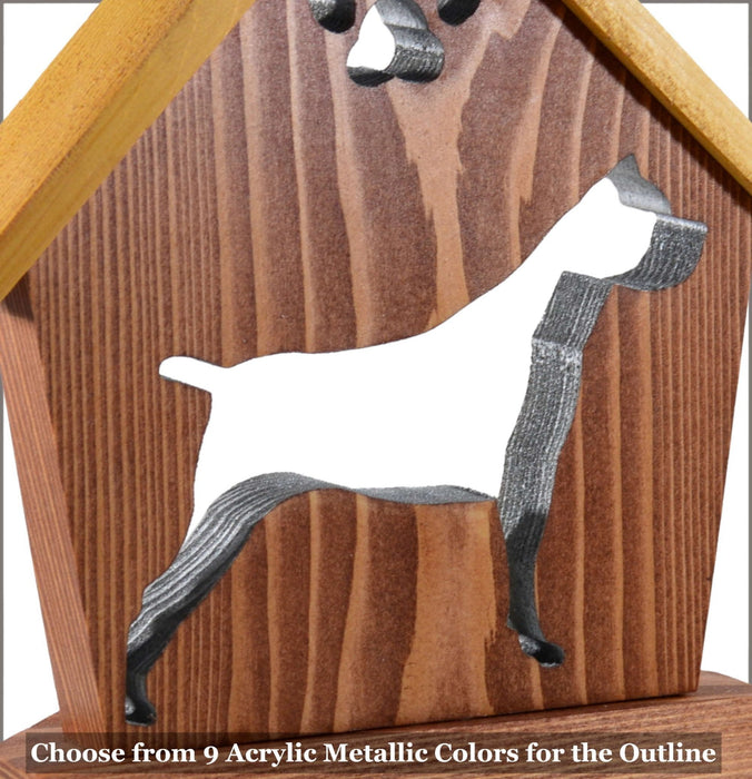 CANE CORSO Personalized Dog Memorial Gift | Doghouse LED Tealight - DogPound Creations