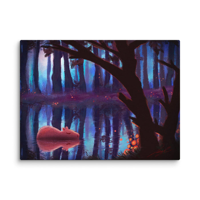 "Capybara in a Forest" Painting [Unfoiled]