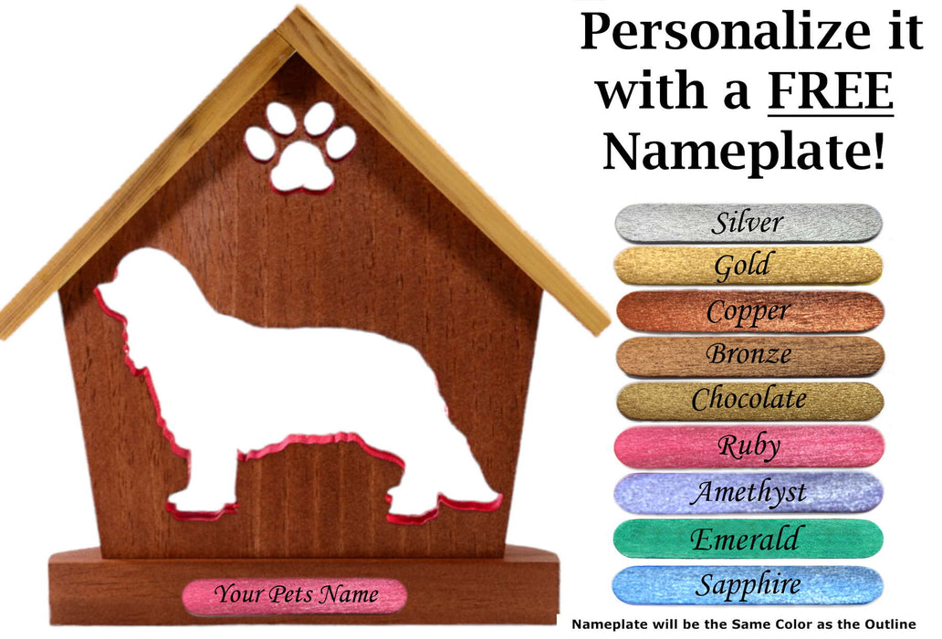 CAVALIER KING Personalized Dog Memorial Gift | Doghouse LED Tealight - DogPound Creations