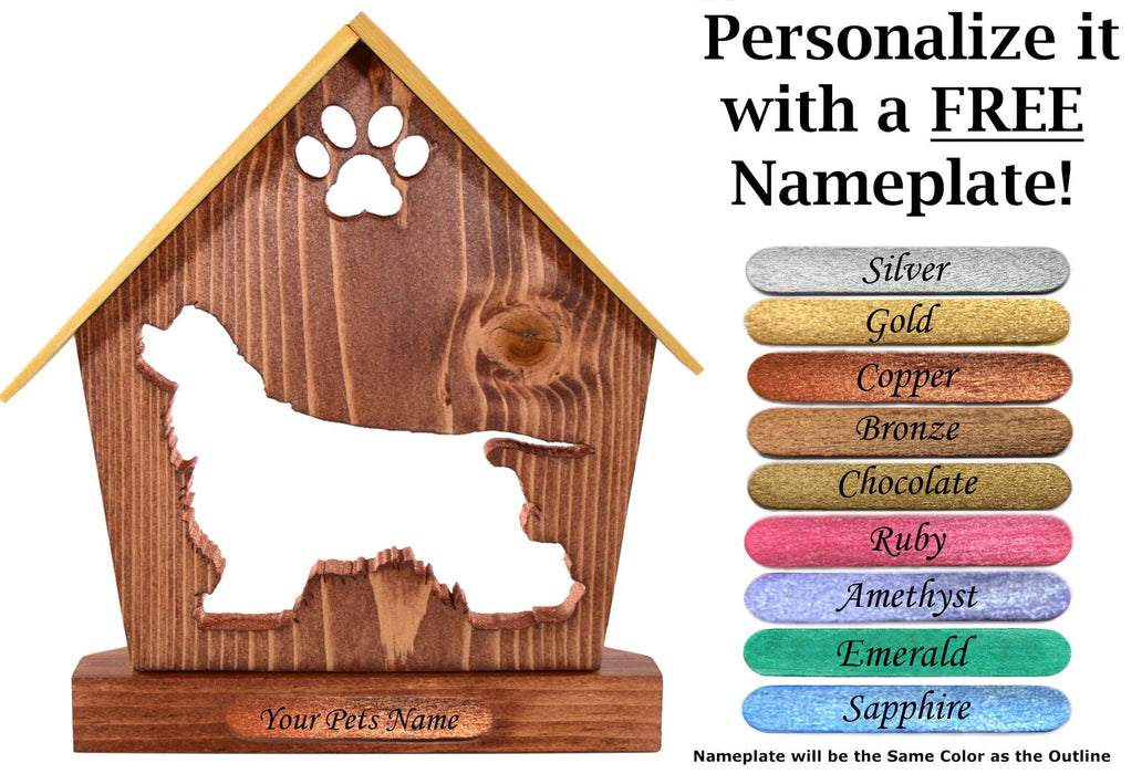 COCKER SPANIEL Personalized Dog Memorial Gift | Doghouse LED Tealight - DogPound Creations