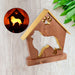COLLIE Personalized Dog Memorial Gift | Doghouse LED Tealight - DogPound Creations
