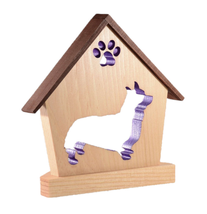 CORGI Personalized Dog Memorial Gift | Doghouse LED Tealight - DogPound Creations