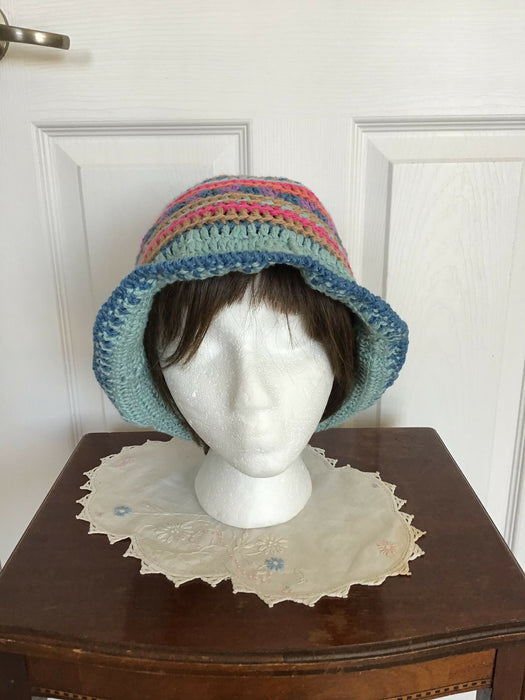Soft Organic Cotton Crochet bucket hat