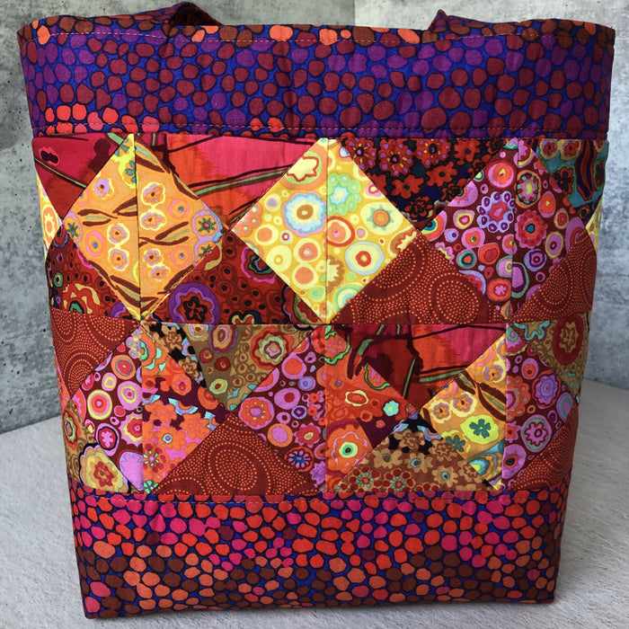 Patchwork Red Kaffe Fasset Tote/Bag