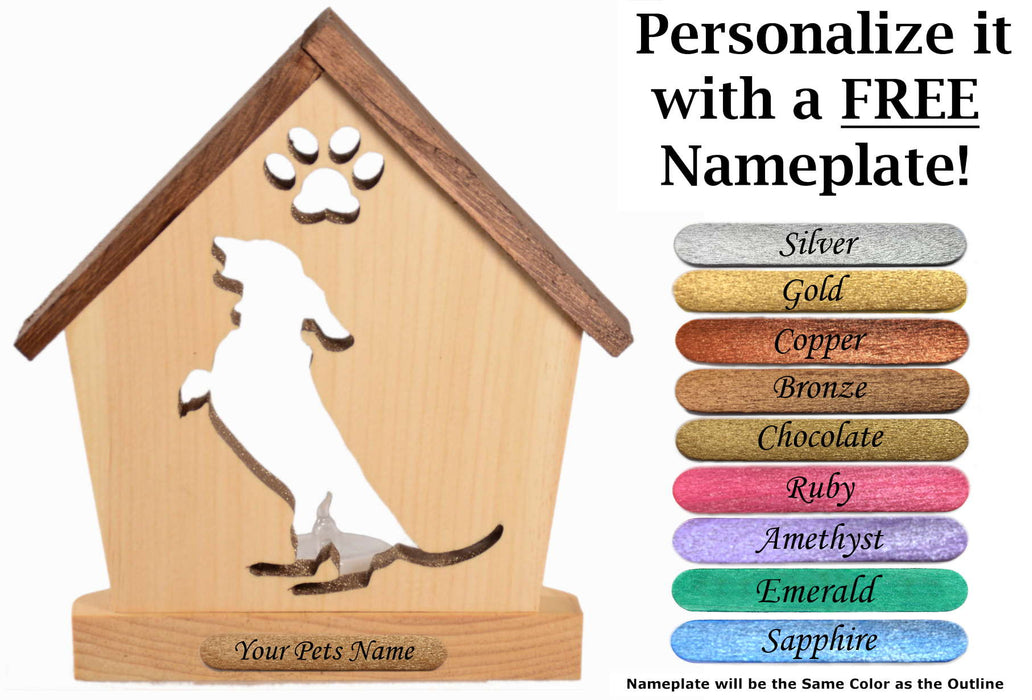 DACHSHUND Personalized Dog Memorial Gift | Doghouse LED Tealight - DogPound Creations