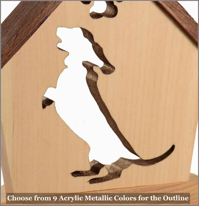 DACHSHUND Personalized Dog Memorial Gift | Doghouse LED Tealight - DogPound Creations
