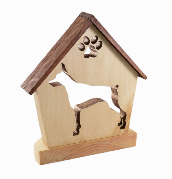 DOBERMAN Personalized Dog Memorial Gift | Doghouse LED Tealight - DogPound Creations
