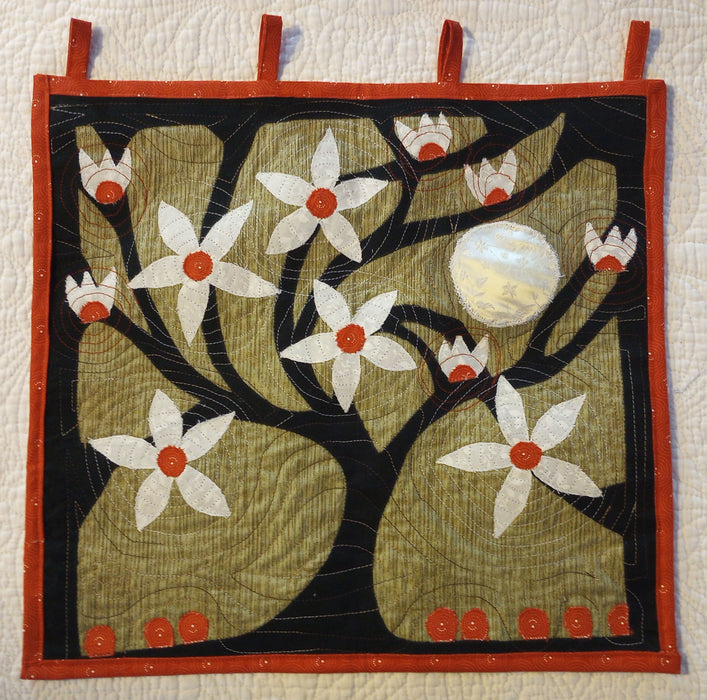 Moon Flowers Wall Hanging