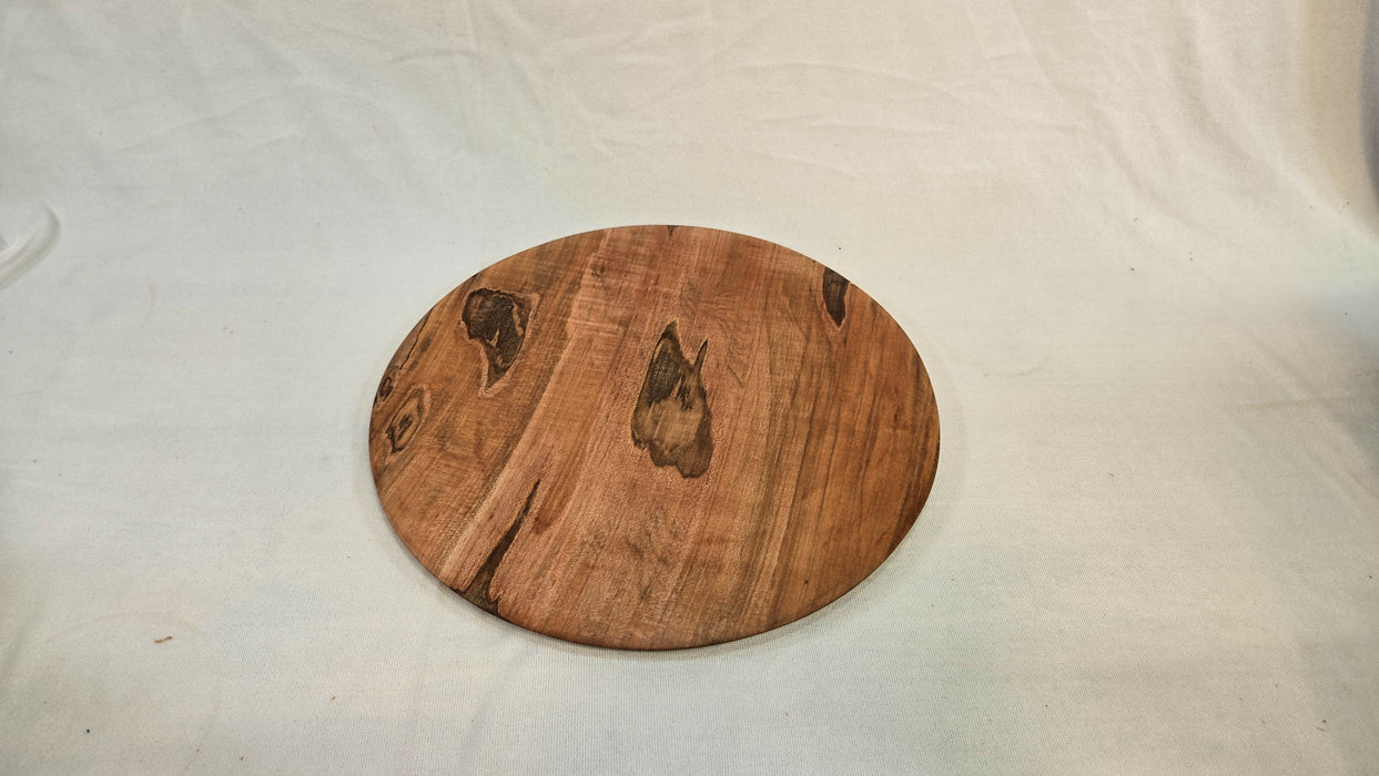 Ambrosia Maple Thin Platter 13-1/4" Hand Turned