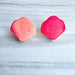 Earrings Orange & Pink Petal Stud Earrings