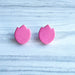 Earrings Pinkish Purple Tulip Stud Earrings