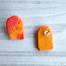 Earrings Sunrise Curved Rectangle Stud Earrings