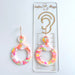 Earrings Bold Circle & Triangle Dangle Earrings – Geometric Design by Emaloe's Thingys