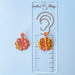 Earrings Bold Clay Flower Earrings – Yellow, Orange & Coral | Emaloe Thingys