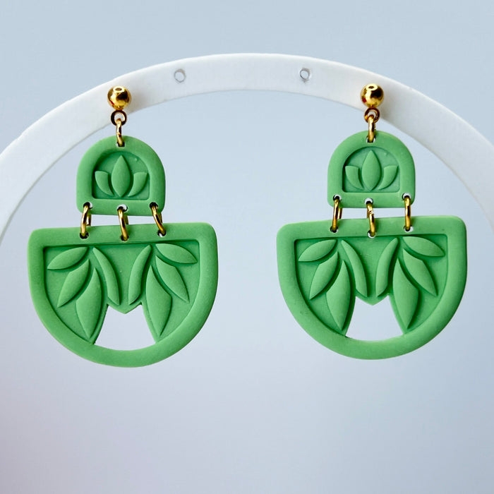 Earrings Botanical Arch Dangle Earrings